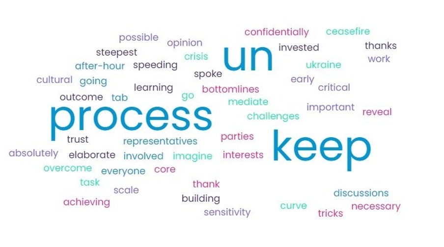 Society of Mediation Professionals Singapore | Wordcloud from Workshop